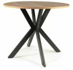 SIGNAL MEBLE Talia II étkezőasztal, tölgy / fekete