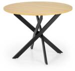 Halmar Waylon étkezőasztal, arany tölgy / fekete