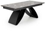 Halmar Sublime étkezőasztal, fekete márvány / fekete
