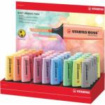 STABILO Szövegkiemelő display, 2-5 mm, STABILO "BOSS Pastel", vegyes pasztell színek (70/45-4) - mystock
