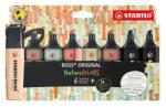 STABILO Szövegkiemelő készlet, 2-5 mm, STABILO "BOSS original NatureColors", 6 különböző szín + 2 fekete (70/8-2-1) - mystock