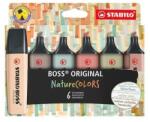 STABILO Szövegkiemelő készlet, 2-5 mm, STABILO "BOSS original NatureColors", 6 különböző szín (70/6-2-2) - mystock