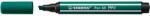 STABILO Rostirón, 1-5 mm, vágott hegy, STABILO "Pen 68 MAX", türkizzöld (768/53)