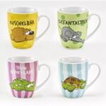 Gastro Îmbrățișare călduroasă Cană de cafea, modele diverse, capacitate: 0, 33 litri, înălțime: 101 mm, diametru: 83 mm