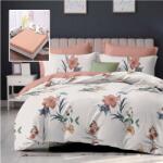 Ralex Pachet economic lenjerie pat dublu Finet 6 piese cu husa la saltea + 2 perne matlasate 50x70 cm + pilota 200x215 cm primavara toamna CHELSEA Lenjerie de pat