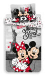 Mickey Disney Mickey, Minnie New York ágyneműhuzat 140×200cm, 60×80 cm