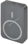 EMOS Powerbank WI 1046, 10000mAh, 20W, Wireless töltés, MagSafe compatibilis, szürke