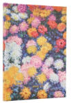 Paperblanks határidőnapló 18 hó (2025. júl-2026. dec. heti) Midi, horizontal, Monets Chrysanthemums (DE0710-5)