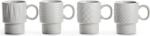 sagaform Coffee & More Espresszós csésze - Fehér, 4 darabos szett - 1 szett