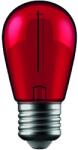 Avide dekor lámpa LED izzó filament 1W E27 piros (ABDLS44F-1W-R)