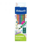 Pelikan Silverino színesceruza, VASTAG, 6 szín (H_2025_00700610)