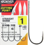 Owner Hooks Cutting Point 5100 #1/0