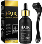 NOVA KISS Set Premium pentru Cresterea Parului cu DermaRoller + Ser cu Biotina, 60 ml