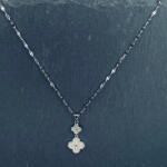 ElectraStore Colier Silver Double Flower (C1621)