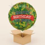 Grabo Balon folie Camuflaj Happy Birthday 46 cm