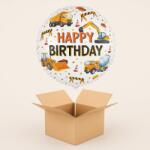 Grabo Balon folie utilaje constructii Happy Birthday 46 cm