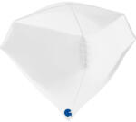 Balloons4party Balon folie diamant alb satin 45 cm