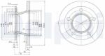 DELPHI Disc frana DELPHI BG2494 (BG2494) - fixbox