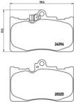 BREMBO Set placute frana BREMBO P 83 072 (P 83 072)
