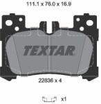 TEXTAR Set placute frana TEXTAR 2283601 (2283601)