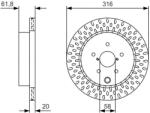 Bosch Disc frana BOSCH 0 986 479 V05 (0 986 479 V05) - fixbox