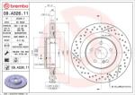 BREMBO Disc frana BREMBO 09. A326.11 (09.A326.11)
