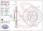 BREMBO Disc frana BREMBO 09. A728.1X (09.A728.1X)