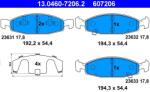 ATE Set placute frana ATE 13.0460-7206.2 (13.0460-7206.2)