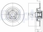 DELPHI Disc frana DELPHI BG9023RS (BG9023RS) - fixbox