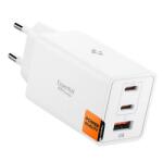 Spigen ESSENTIAL hálózati töltő Type-C aljzat (67W, GaN, PD gyorstöltő 3.0) FEHÉR (ACH08710)