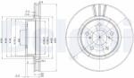 DELPHI Disc frana DELPHI BG2767 (BG2767) - fixbox