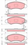 TRW Set placute frana TRW GDB3215 (GDB3215)