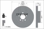 TEXTAR Disc frana TEXTAR 92345105 (92345105)