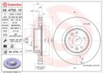 BREMBO Disc frana BREMBO 09. A752.11 (09.A752.11)
