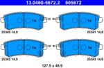 ATE Set placute frana ATE 13.0460-5672.2 (13.0460-5672.2)
