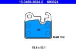ATE Set placute frana ATE 13.0460-3024.2 (13.0460-3024.2)