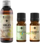 MAYAM Set Masca Handmade (Ulei De Argan 50ml + Vitamina A 10ml+ Vitamina E 10ml)