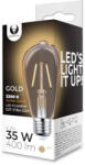 Forever Light LED izzószál E27 ST64 4W 230V 2200K 400lm COG arany