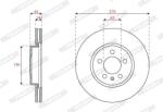 FERODO Disc frana FERODO DDF2664C (DDF2664C)