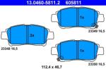 ATE Set placute frana ATE 13.0460-5811.2 (13.0460-5811.2)