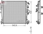 DENSO Radiator, racire motor DENSO DRM01004 (DRM01004) - fixbox