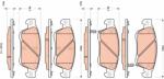 TRW Set placute frana TRW GDB3503 (GDB3503)