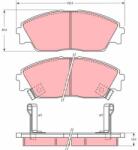TRW Set placute frana TRW GDB763 (GDB763)