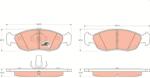 TRW Set placute frana TRW GDB1322 (GDB1322)