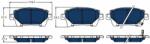 TRW Set placute frana TRW GDB3317BTE (GDB3317BTE)