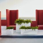 Vondom Ghiveci / Jardiniera plante design decorativ modern Faz CUBO PLANTER I (54175R VD)