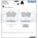DELPHI Set placute frana DELPHI LP5008EV (LP5008EV)