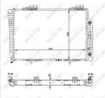 NRF Radiator, racire motor NRF 51281 (51281)