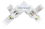 VIVALUX КОНЕКТОР ЗА LED ЛЕНТА VIVALUX ЪГЛОВ СВЪРЗВАЩ 8 и 10мм 12V 14x16x5мм 2бр (VIV003910)