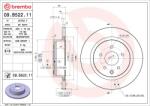 BREMBO Disc frana BREMBO 09. B522.11 (09.B522.11)